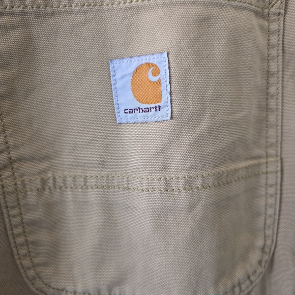 NWOT Carharrt 36 Rugged Flex Relaxed Fit Cargo Utility Outdoor Khaki Work Pants - Picture 11 of 14